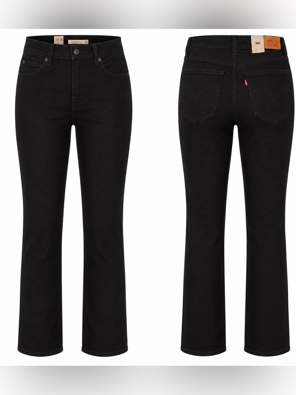 Levi’s Premium Retro High Skinny Jeans Women’s W30 L32 Black Stretch Denim
